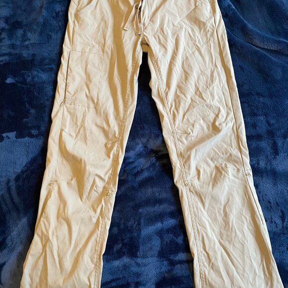 Prana Halle Pants in Dark Khaki Size 6 - Picture 6 of 7